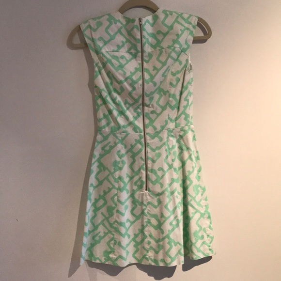 French Connection seafoam / white A-line dress - Picture 2 of 2